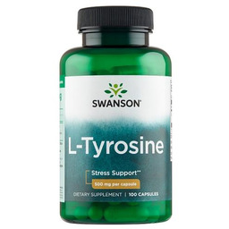 SWANSON L-Tyrozyna 500mg - 100 kapsułek