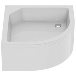 New Trendy Brodzik ARTUS półokrągły R55 90x90x29 cm