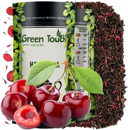 Pu erh czerwona wiśnia (Torebka 200 g, Pakowanie