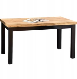 Prostokątny Stół Rozkładany Tiago 140/220 x80x76 Dąb Craft