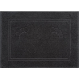 Dywanik łazienkowy bawełniany czarny DFG-08