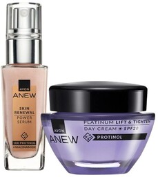 Avon Anew Renewal Zestaw Serum Krem dzień Platinum