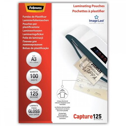 Folia do laminowania A4 216x303mm 125mic FELLOWES 100szt.