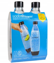 Butelki Do Saturatora Sodastream Logo Fuse Czarna Zestaw