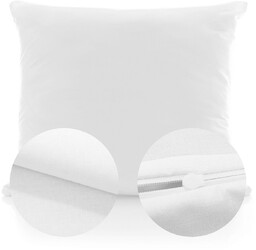 Poszewka Bawełna 50 x 60 Jednolita Ola Biel