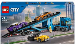 Lego City 60408 Ciężarówka Do Przewozu Samochodów Sportowych