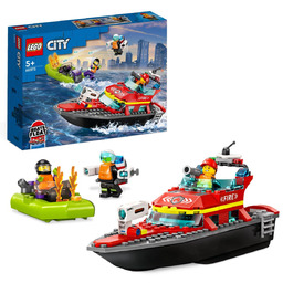 LEGO City - Straż pożarna Łódź strażacka ratunkowa