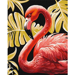 IDEYKA Elegancki flaming w metalicznych kolorach ekstra malowanie