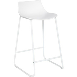 Hoker Otac biały 66 cm nowoczesny z oparciem