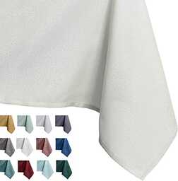 AmeliaHome Obrus plamoodporny błyszczący 150x350 cm ecru Empire