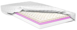 Materac piankowy 180x200 wysoko elastyczna HR z Lateksem