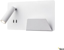 SOMNILA SPOT lampa ścienna prawa dwupunktowa, złącze USB