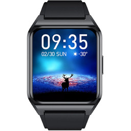 Zegarek SMARTWATCH Rubicon rozmowy E89 czarny silikon