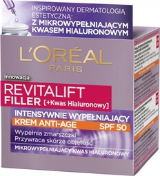 LOREAL Revitalift Filler Krem intensywnie wypełniający zmarszczki Anti-Age