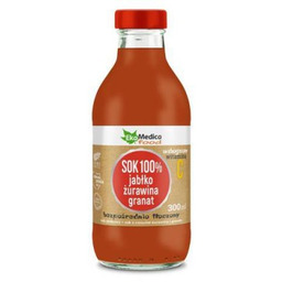 Ekamedica Jabłko, żurawina, granat sok, 300ml -> Odbiór