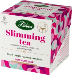 Bi Fix Slimming Tea, herbatka ziołowo-owocowa, 15 saszetek
