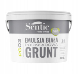 Sentic emulsja podkładowa grunt PG03 10L Biała