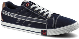 Granatowe Trampki Cross Jeans Męskie Lekkie Buty