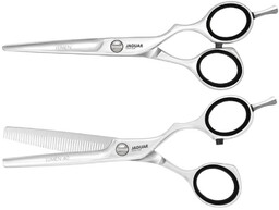 Jaguar Lumen, zestaw nożyczki i degażówki fryzjerskie, rozmiar