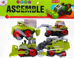 Mega Creative, Traktor Do Skręcania Z Akcesoriami, 502267