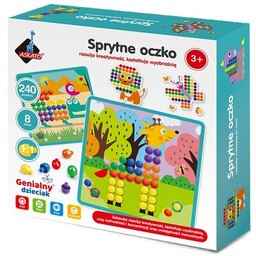 ASKATO Zabawka edukacyjna Genialny dzieciak Sprytne oczko 104799