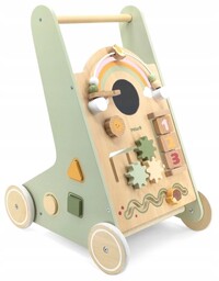 Chodzik Drewniany jeździk dla dzieci 12m+ Pchacz edukacyjny