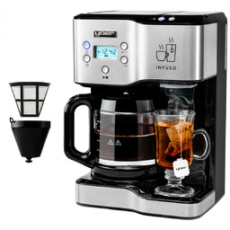 Ekspres przelewowy kawy 2w1 Yoer 1900W +Dystrybutor wody