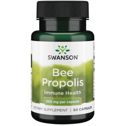 SWANSON Bee Propolis 550 mg, 60 kapsułek