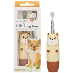 INNOGIO Szczoteczka soniczna GIOdog GIO-452 Brązowy Zestaw końcówek