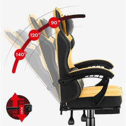 Huzaro Fotel gamingowy Force 3.7 Yellow