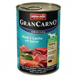 ANIMONDA Grancarno Adult Dog Łosoś + szpinak 400g