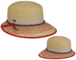 Kapelusz Typu Bonnet Barlinda by Lipodo, naturalny-czerwony, cm
