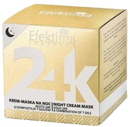 EFEKTIMA 24K Krem-maska do twarzy na noc, 50ml