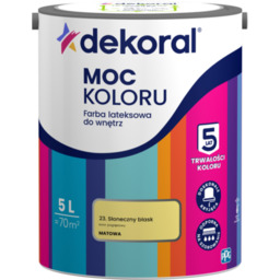 Farba lateksowa do wnętrz MOC KOLORU Słoneczny blask
