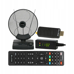 Mini Dekoder Tuner Telewizji Naziemnej DVB-T2 Hevc H.265