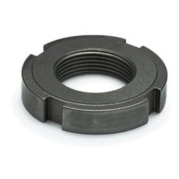 Elesa+ganter Nakrętka rowkowa M10x1, ze stali hartowanej -