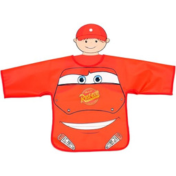 Cars-Fartuch Rękawy Zajęcia Remate, Wielobarwny, (Disney 54876)
