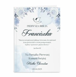 Biblia rozmiar M z nadrukiem dla chłopca