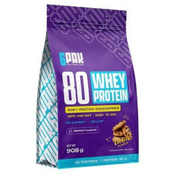 6Pak Nutrition 80 Whey Protein smak ciasteczkowy, 908