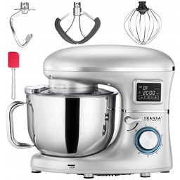 Robot planetarny z podgrzewaną misą Kuchenny Srebrny Misa