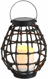 GOLDLUX Lampa solarna LED Koge Latarenka 313249 Brązowy
