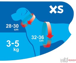 Szelki air comfort XS morski