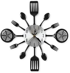 CIGERA zegar ścienny do kuchni, 40,64 cm, tarcza