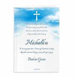 Biblia rozmiar M z nadrukiem dla chłopca
