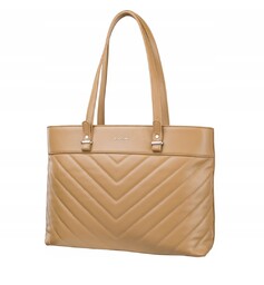 Torebka Damska Shopper Pikowana Na Ramię Duża A4