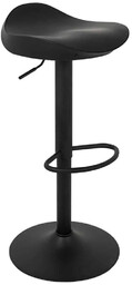 Krzesło barowe FLINT regulowane czarne KH010100938 - King