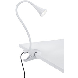 Lampa stołowa na klips biurkowa biała VIPER R22398101