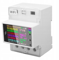 Licznik Prądu Energii Mocy Tuya Wifi Na Szynę
