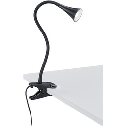 Lampa stołowa na klips biurkowa czarna VIPER R22398102