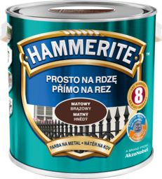 HAMMERITE Farba na rdzę Mat Brązowy 2,5L